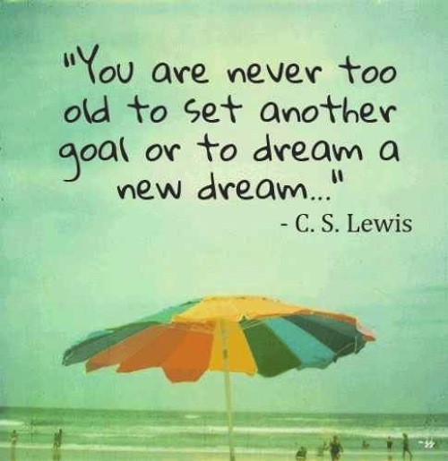 Never too old