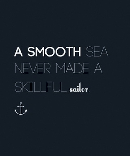 Smooth sea
