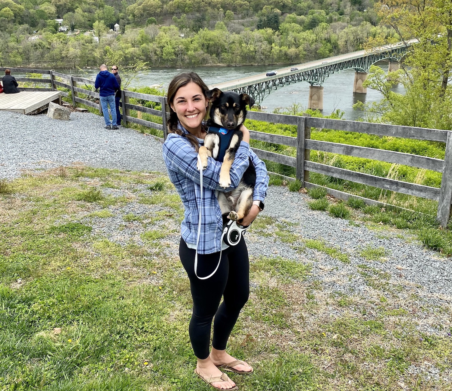 Jessie and pup Benson